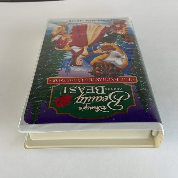 Disney’s Beauty and the Beast The Enchanted Christmas VHS - Picture 7 of 8